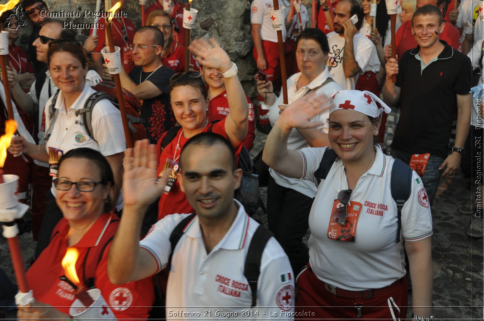 Solferino 21 iugno 2014 - La Fiaccolata - Croce Rossa Italiana - Comitato Regionale del Piemonte