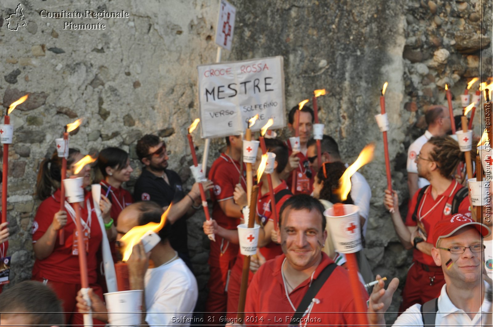 Solferino 21 iugno 2014 - La Fiaccolata - Croce Rossa Italiana - Comitato Regionale del Piemonte