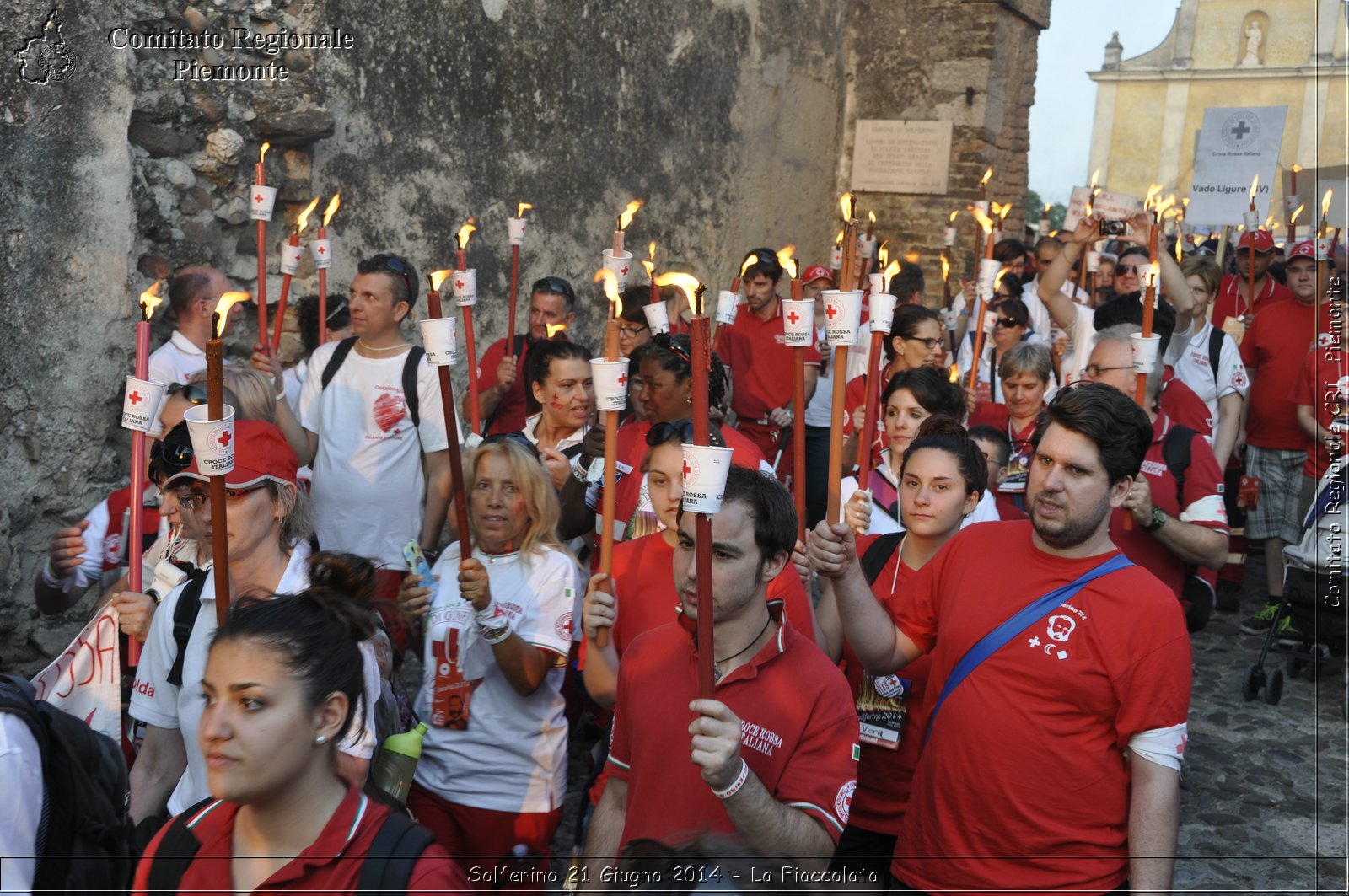 Solferino 21 iugno 2014 - La Fiaccolata - Croce Rossa Italiana - Comitato Regionale del Piemonte