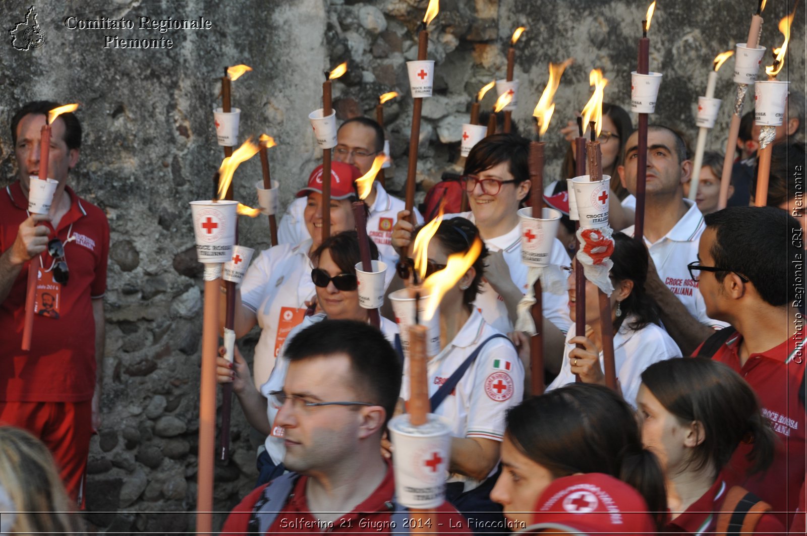 Solferino 21 iugno 2014 - La Fiaccolata - Croce Rossa Italiana - Comitato Regionale del Piemonte