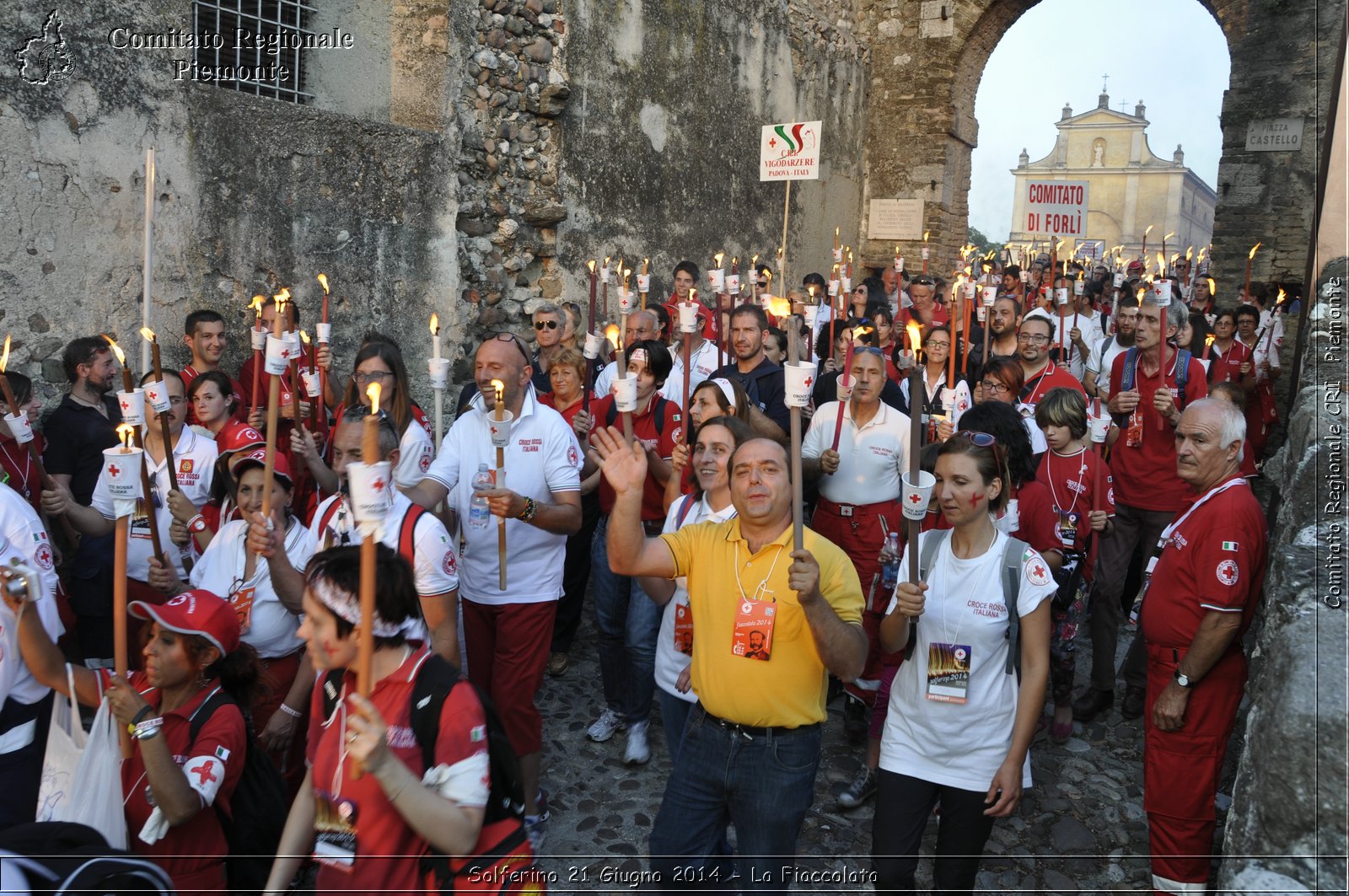 Solferino 21 iugno 2014 - La Fiaccolata - Croce Rossa Italiana - Comitato Regionale del Piemonte