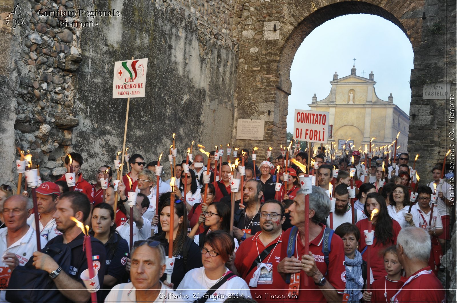 Solferino 21 iugno 2014 - La Fiaccolata - Croce Rossa Italiana - Comitato Regionale del Piemonte