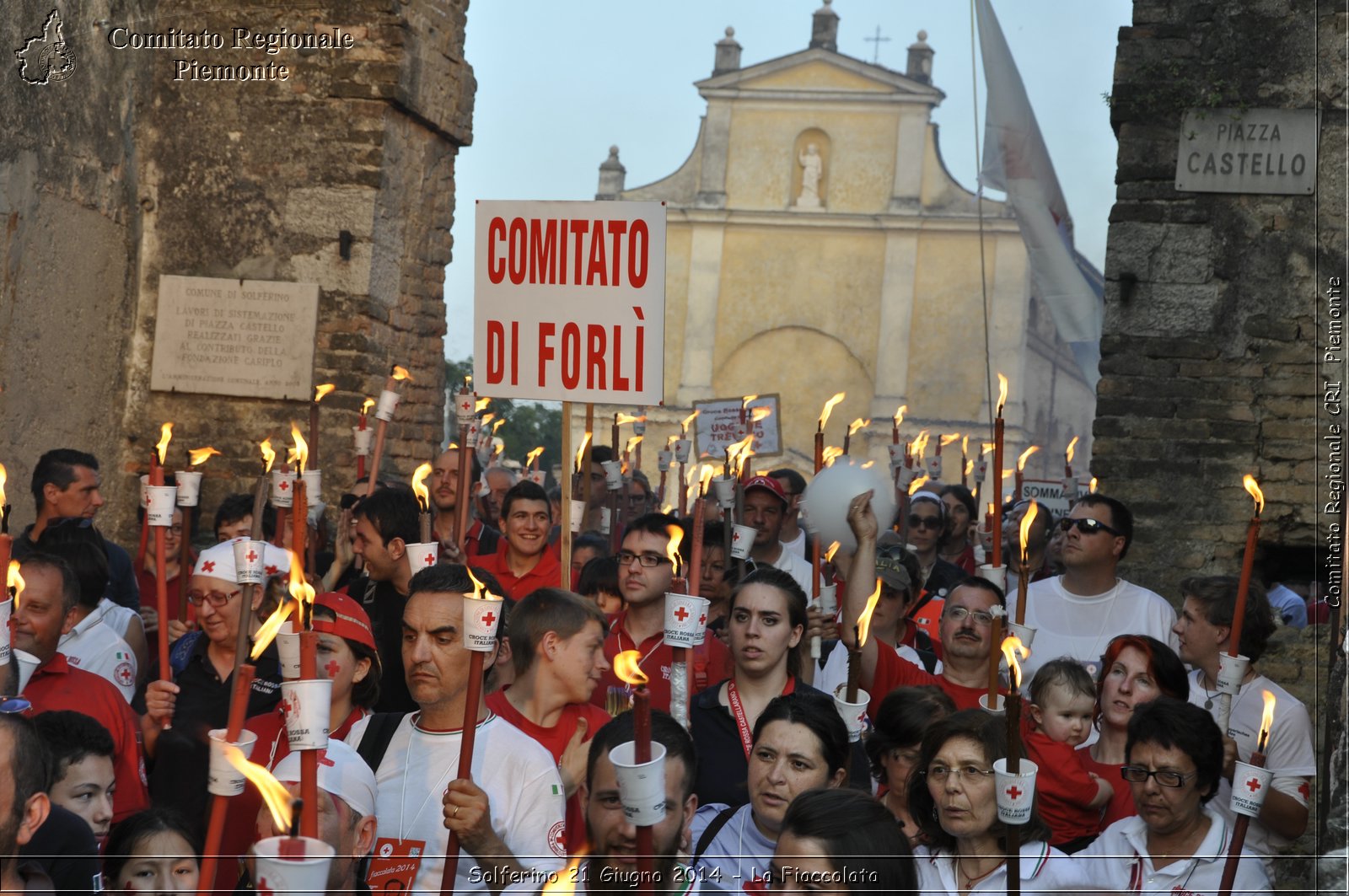 Solferino 21 iugno 2014 - La Fiaccolata - Croce Rossa Italiana - Comitato Regionale del Piemonte