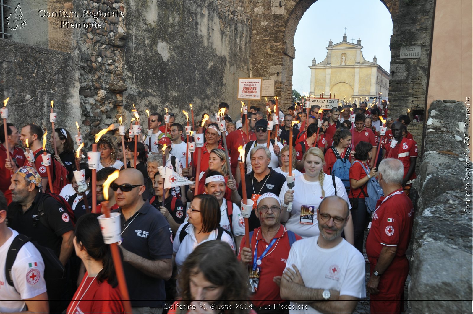 Solferino 21 iugno 2014 - La Fiaccolata - Croce Rossa Italiana - Comitato Regionale del Piemonte