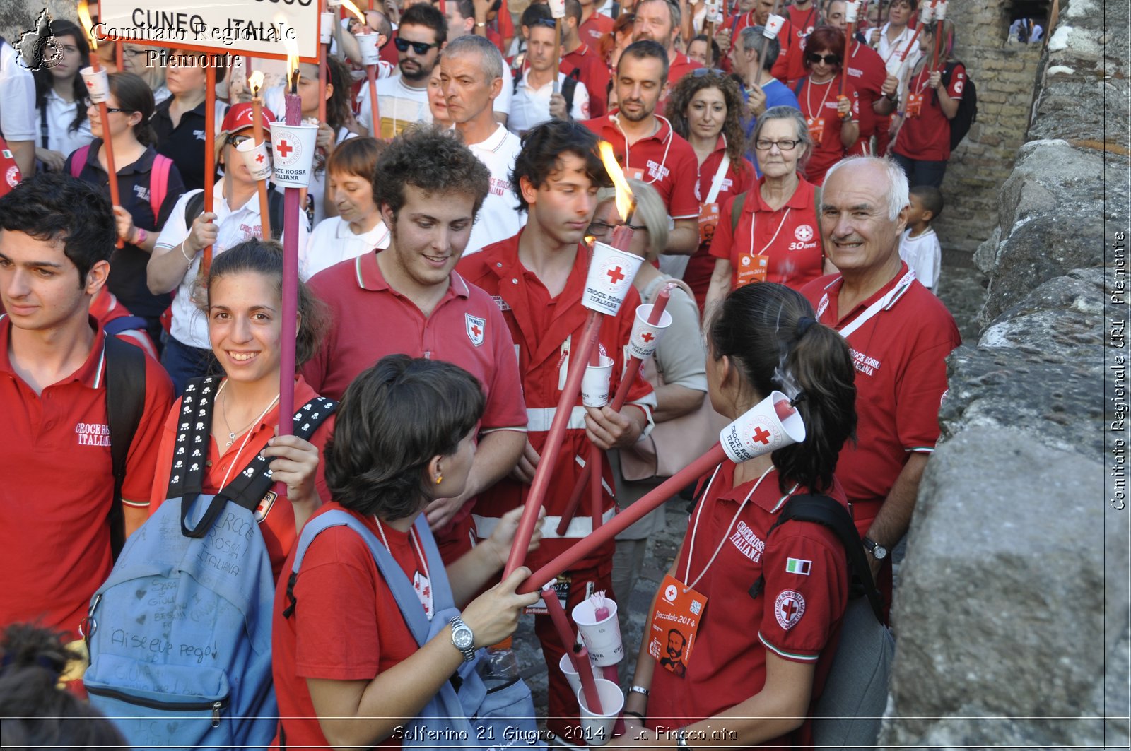 Solferino 21 iugno 2014 - La Fiaccolata - Croce Rossa Italiana - Comitato Regionale del Piemonte