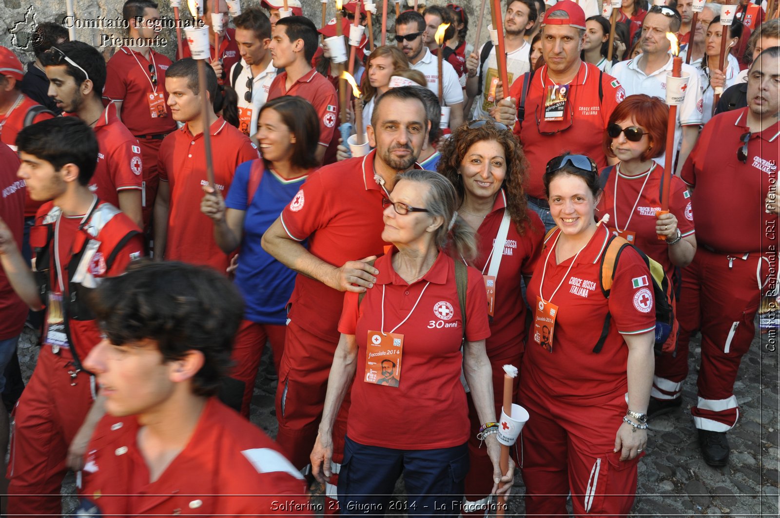 Solferino 21 iugno 2014 - La Fiaccolata - Croce Rossa Italiana - Comitato Regionale del Piemonte