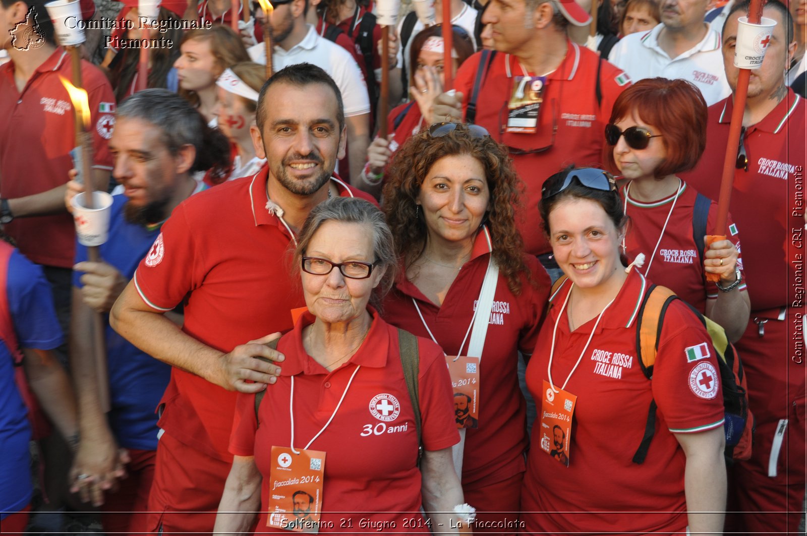 Solferino 21 iugno 2014 - La Fiaccolata - Croce Rossa Italiana - Comitato Regionale del Piemonte