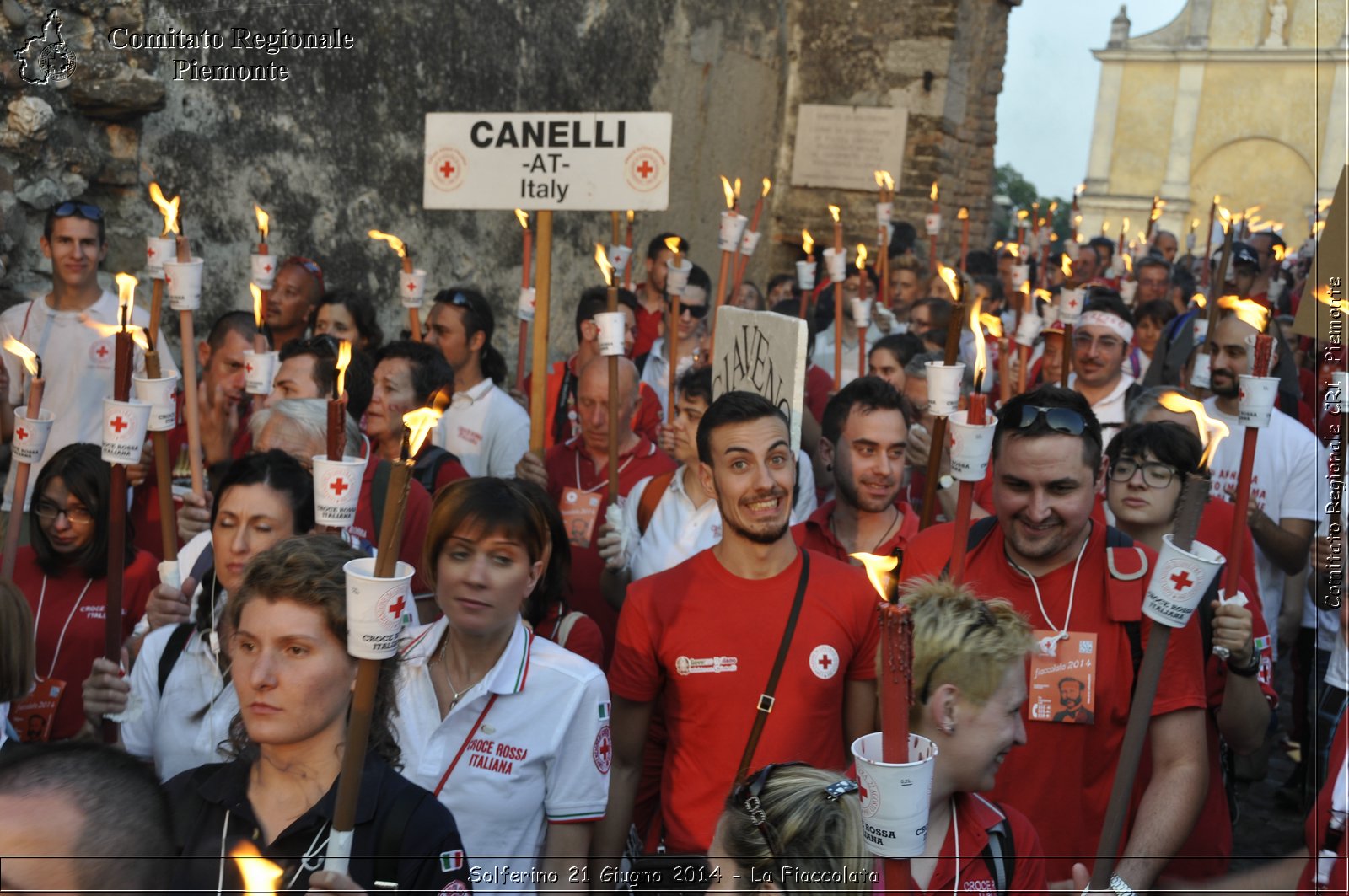 Solferino 21 iugno 2014 - La Fiaccolata - Croce Rossa Italiana - Comitato Regionale del Piemonte