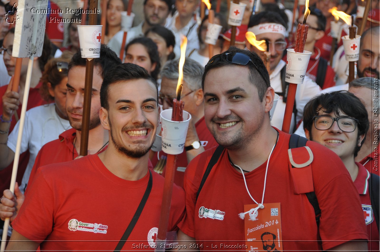 Solferino 21 iugno 2014 - La Fiaccolata - Croce Rossa Italiana - Comitato Regionale del Piemonte