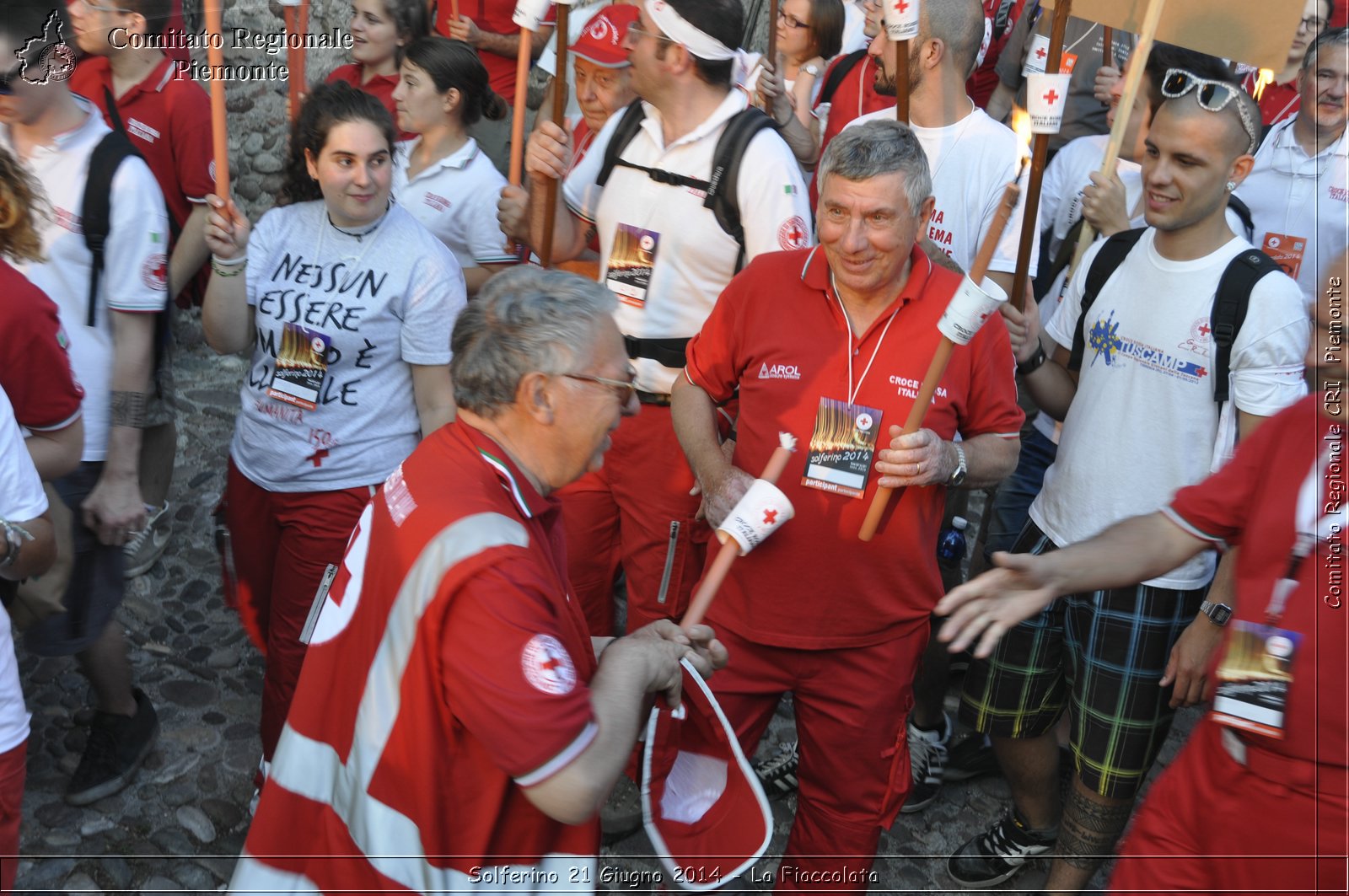 Solferino 21 iugno 2014 - La Fiaccolata - Croce Rossa Italiana - Comitato Regionale del Piemonte