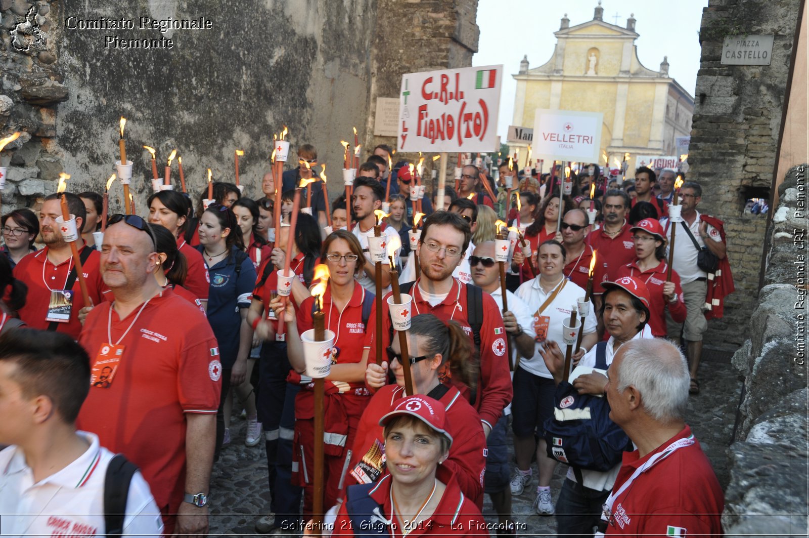 Solferino 21 iugno 2014 - La Fiaccolata - Croce Rossa Italiana - Comitato Regionale del Piemonte