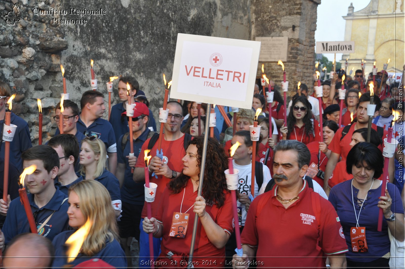 Solferino 21 iugno 2014 - La Fiaccolata - Croce Rossa Italiana - Comitato Regionale del Piemonte