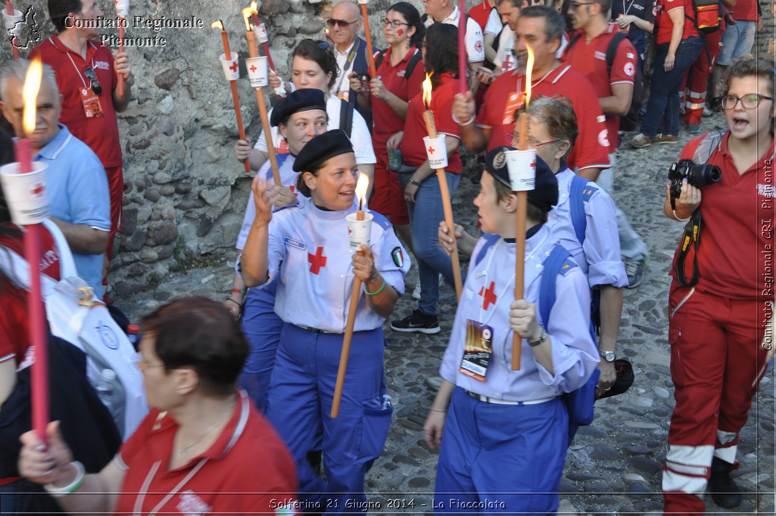 Solferino 21 iugno 2014 - La Fiaccolata - Croce Rossa Italiana - Comitato Regionale del Piemonte