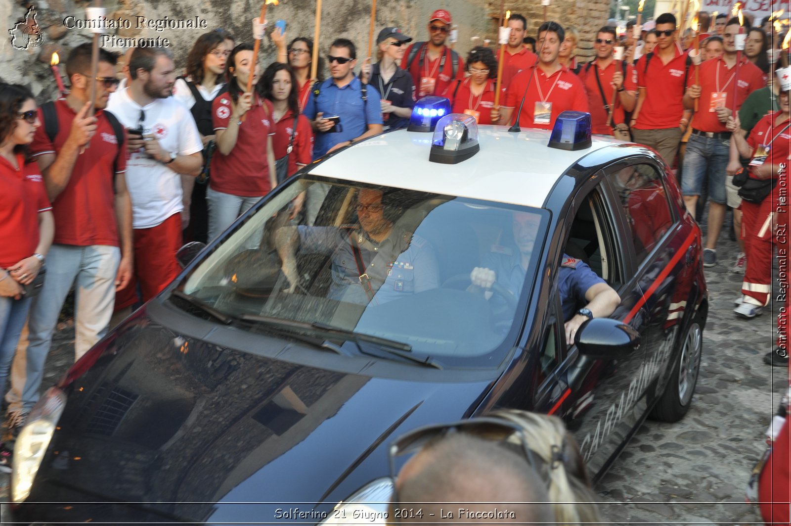 Solferino 21 iugno 2014 - La Fiaccolata - Croce Rossa Italiana - Comitato Regionale del Piemonte