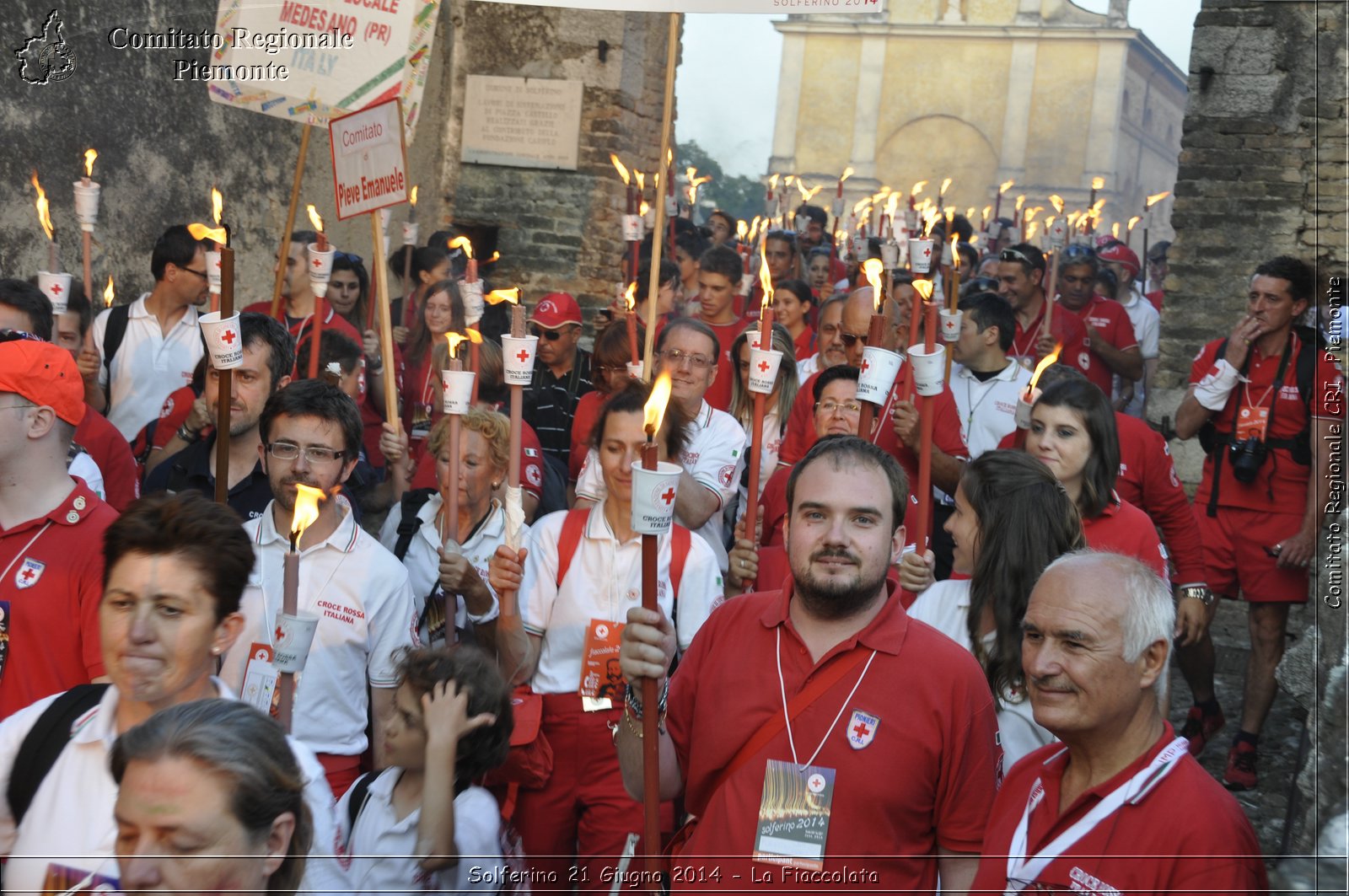 Solferino 21 iugno 2014 - La Fiaccolata - Croce Rossa Italiana - Comitato Regionale del Piemonte