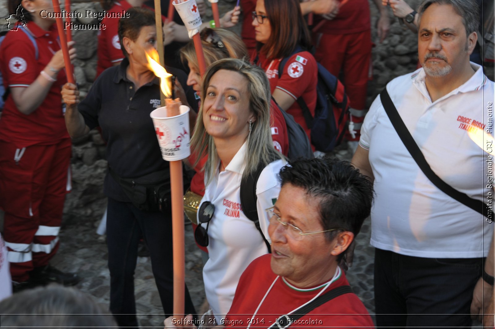 Solferino 21 iugno 2014 - La Fiaccolata - Croce Rossa Italiana - Comitato Regionale del Piemonte