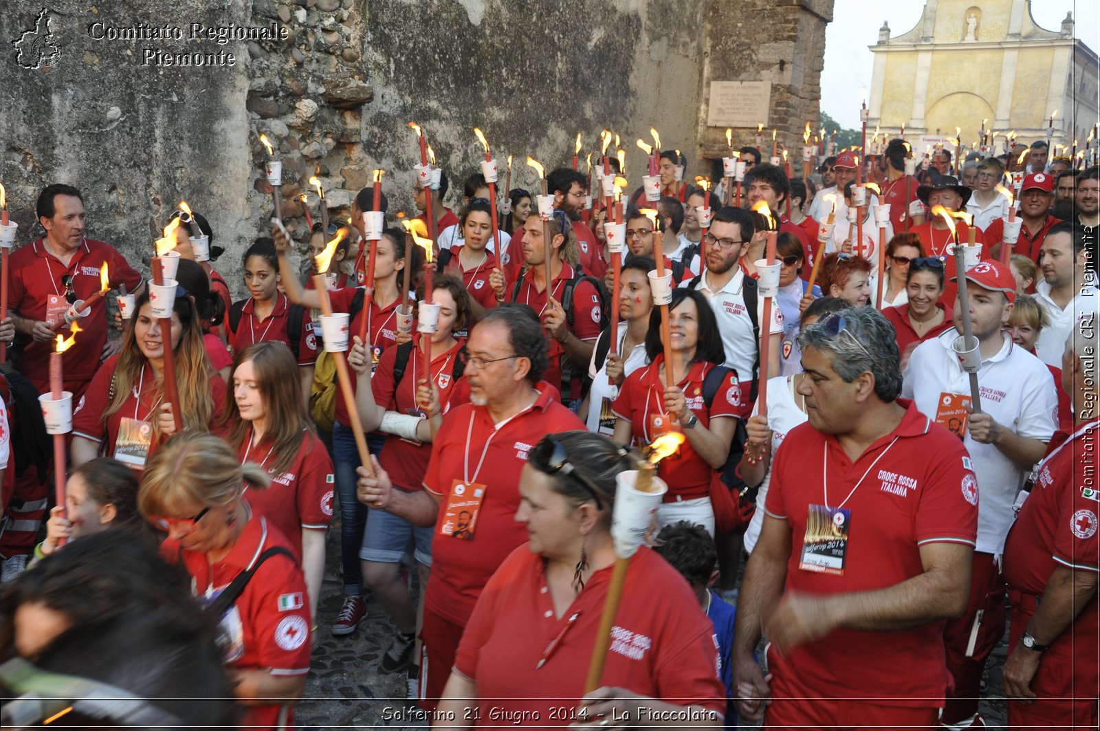 Solferino 21 iugno 2014 - La Fiaccolata - Croce Rossa Italiana - Comitato Regionale del Piemonte