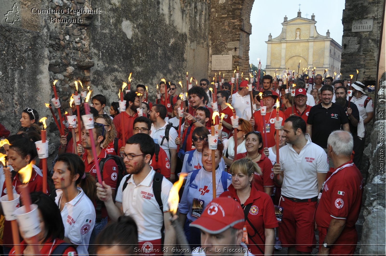 Solferino 21 iugno 2014 - La Fiaccolata - Croce Rossa Italiana - Comitato Regionale del Piemonte