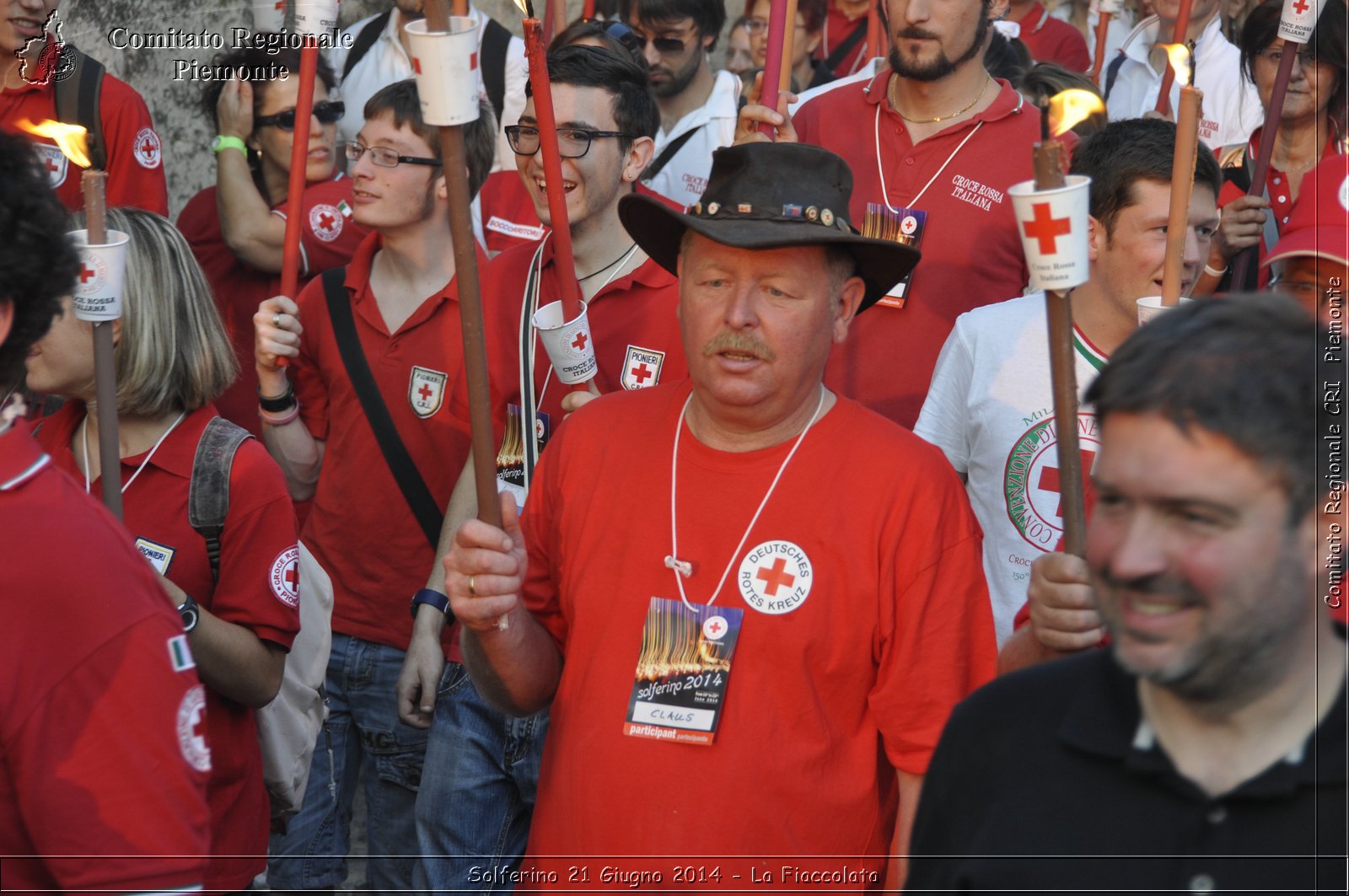 Solferino 21 iugno 2014 - La Fiaccolata - Croce Rossa Italiana - Comitato Regionale del Piemonte