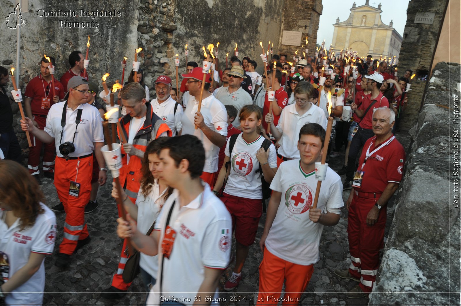 Solferino 21 iugno 2014 - La Fiaccolata - Croce Rossa Italiana - Comitato Regionale del Piemonte