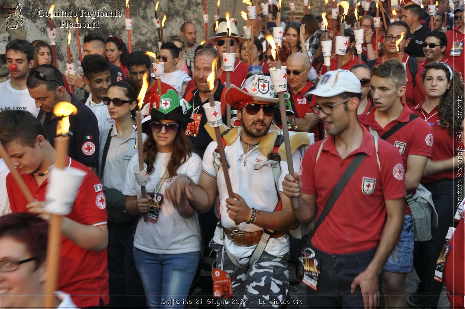 Solferino 21 iugno 2014 - La Fiaccolata - Croce Rossa Italiana - Comitato Regionale del Piemonte