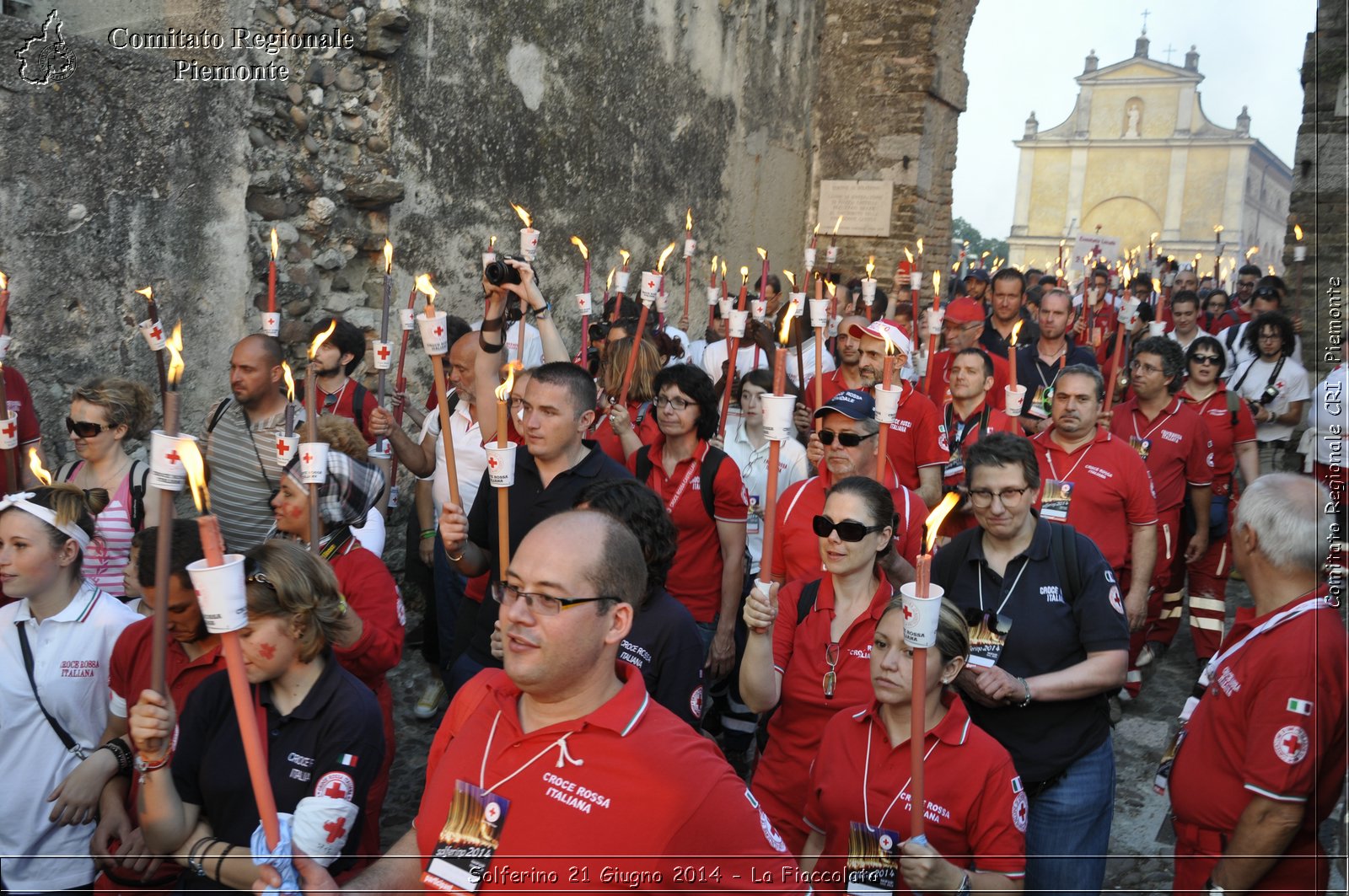 Solferino 21 iugno 2014 - La Fiaccolata - Croce Rossa Italiana - Comitato Regionale del Piemonte