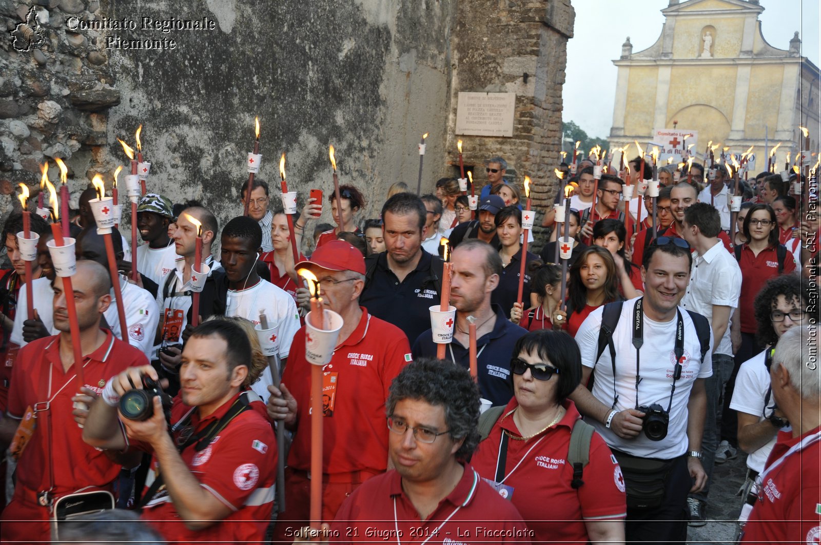 Solferino 21 iugno 2014 - La Fiaccolata - Croce Rossa Italiana - Comitato Regionale del Piemonte