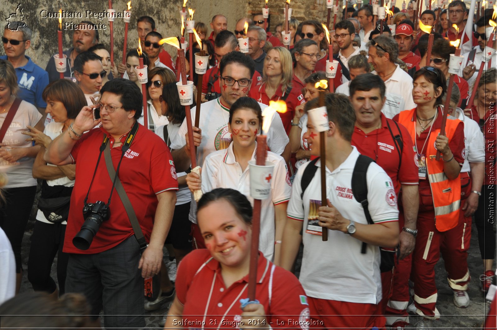 Solferino 21 iugno 2014 - La Fiaccolata - Croce Rossa Italiana - Comitato Regionale del Piemonte