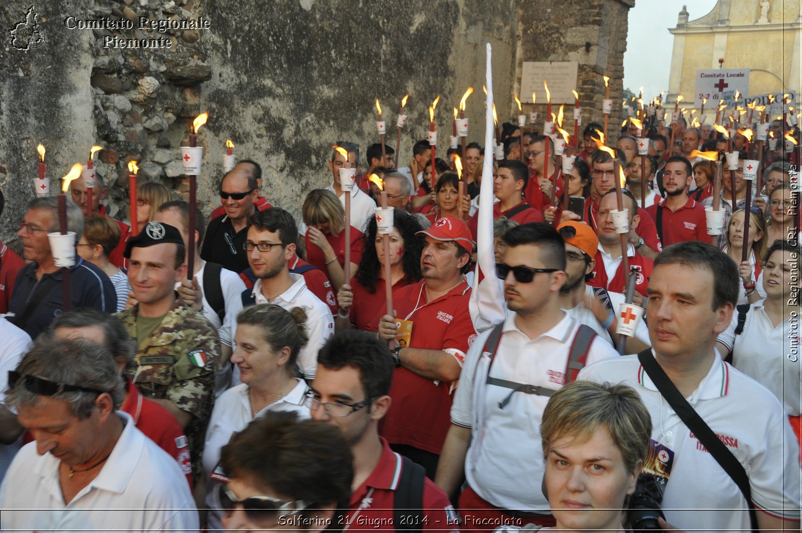 Solferino 21 iugno 2014 - La Fiaccolata - Croce Rossa Italiana - Comitato Regionale del Piemonte