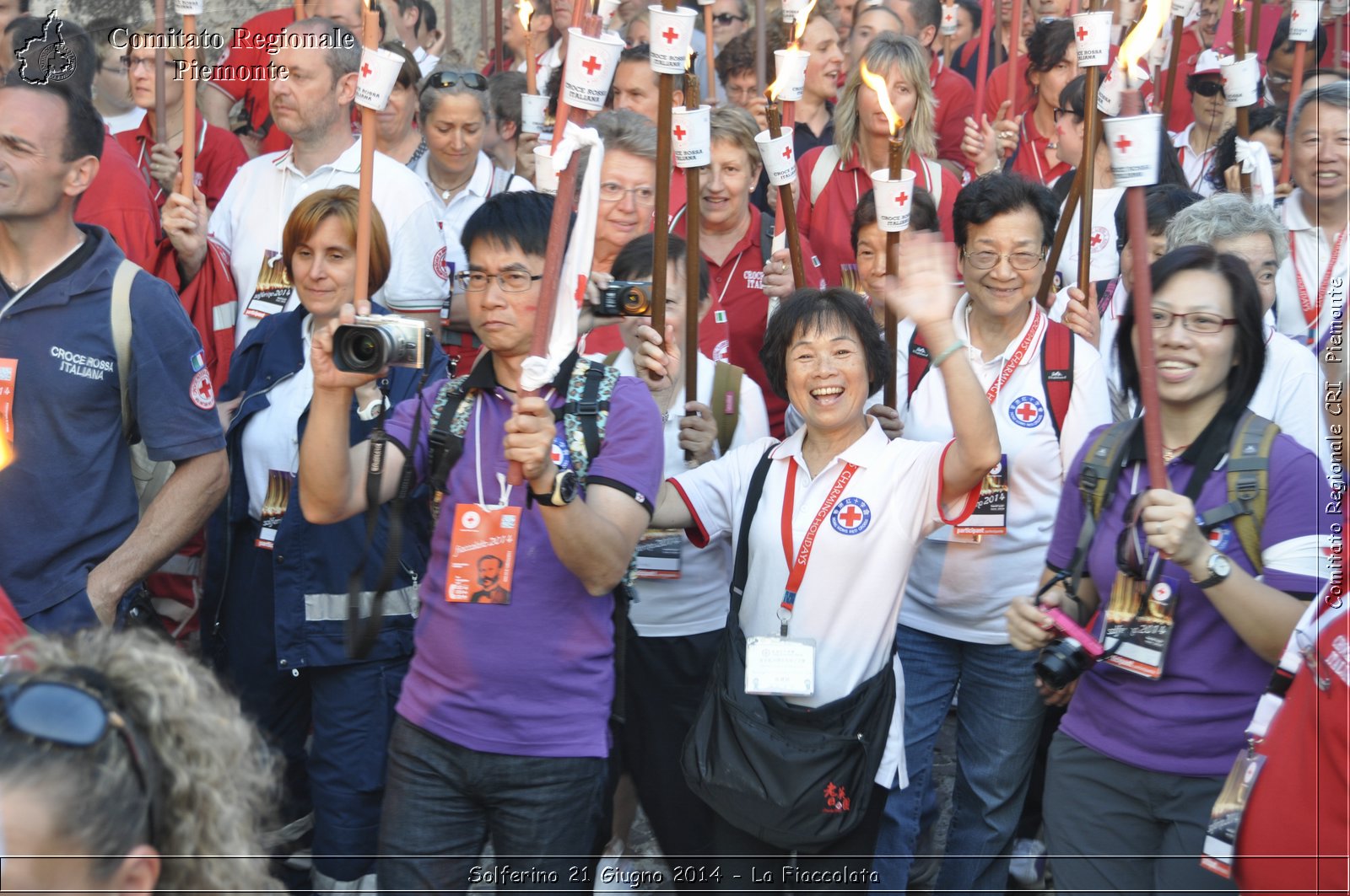 Solferino 21 iugno 2014 - La Fiaccolata - Croce Rossa Italiana - Comitato Regionale del Piemonte