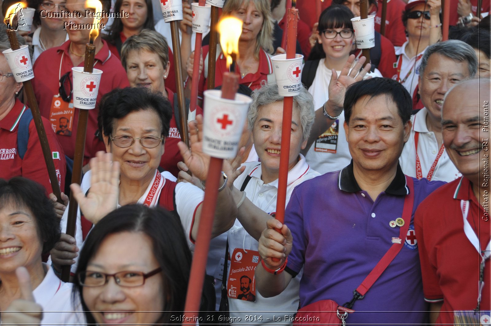 Solferino 21 iugno 2014 - La Fiaccolata - Croce Rossa Italiana - Comitato Regionale del Piemonte