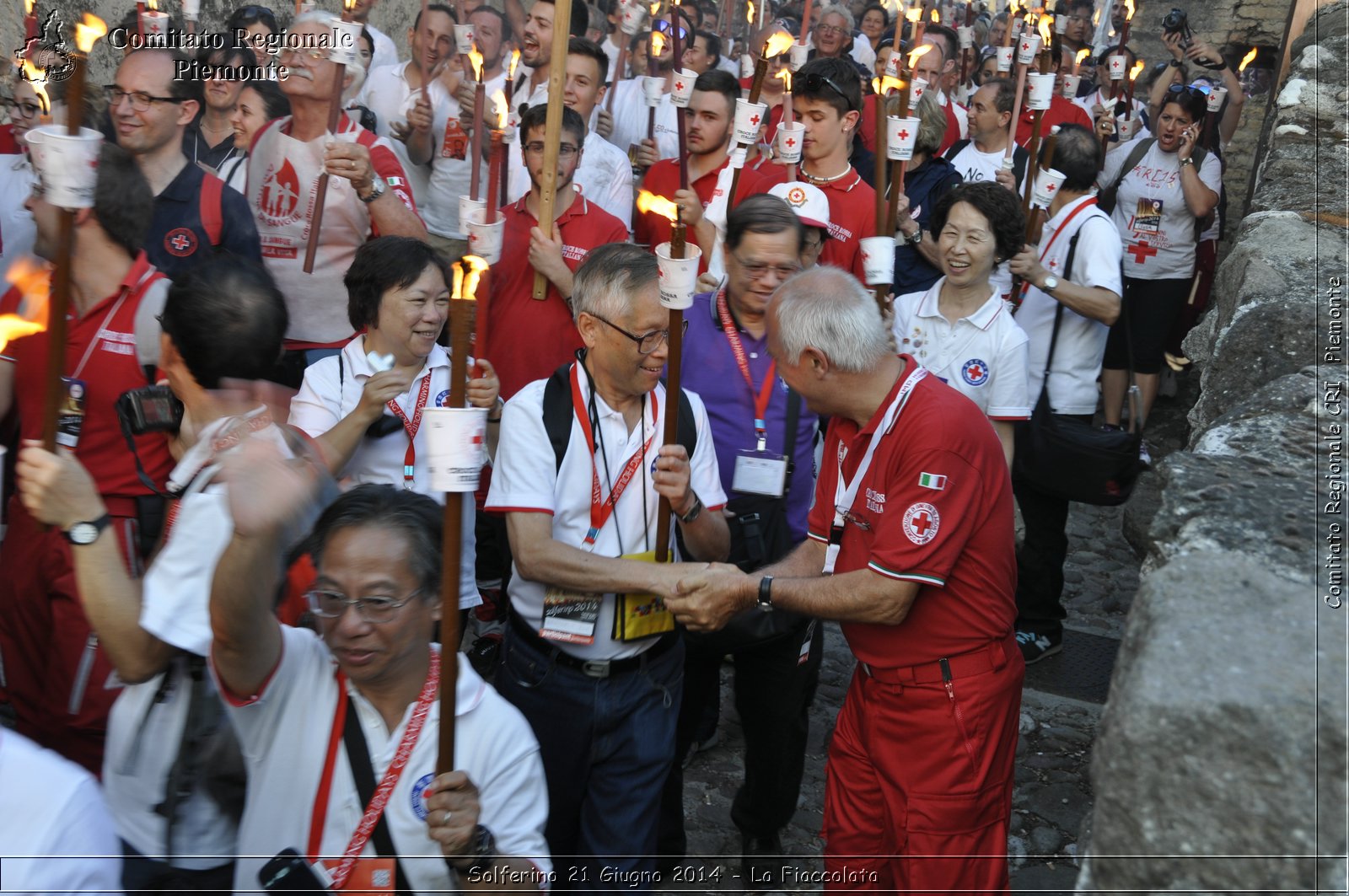 Solferino 21 iugno 2014 - La Fiaccolata - Croce Rossa Italiana - Comitato Regionale del Piemonte