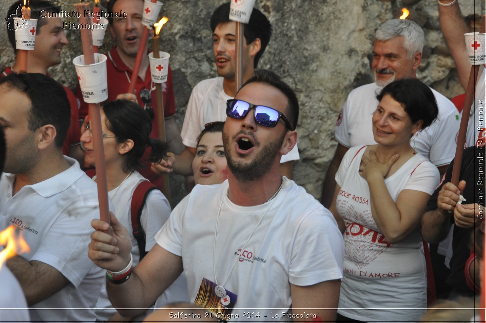 Solferino 21 iugno 2014 - La Fiaccolata - Croce Rossa Italiana - Comitato Regionale del Piemonte