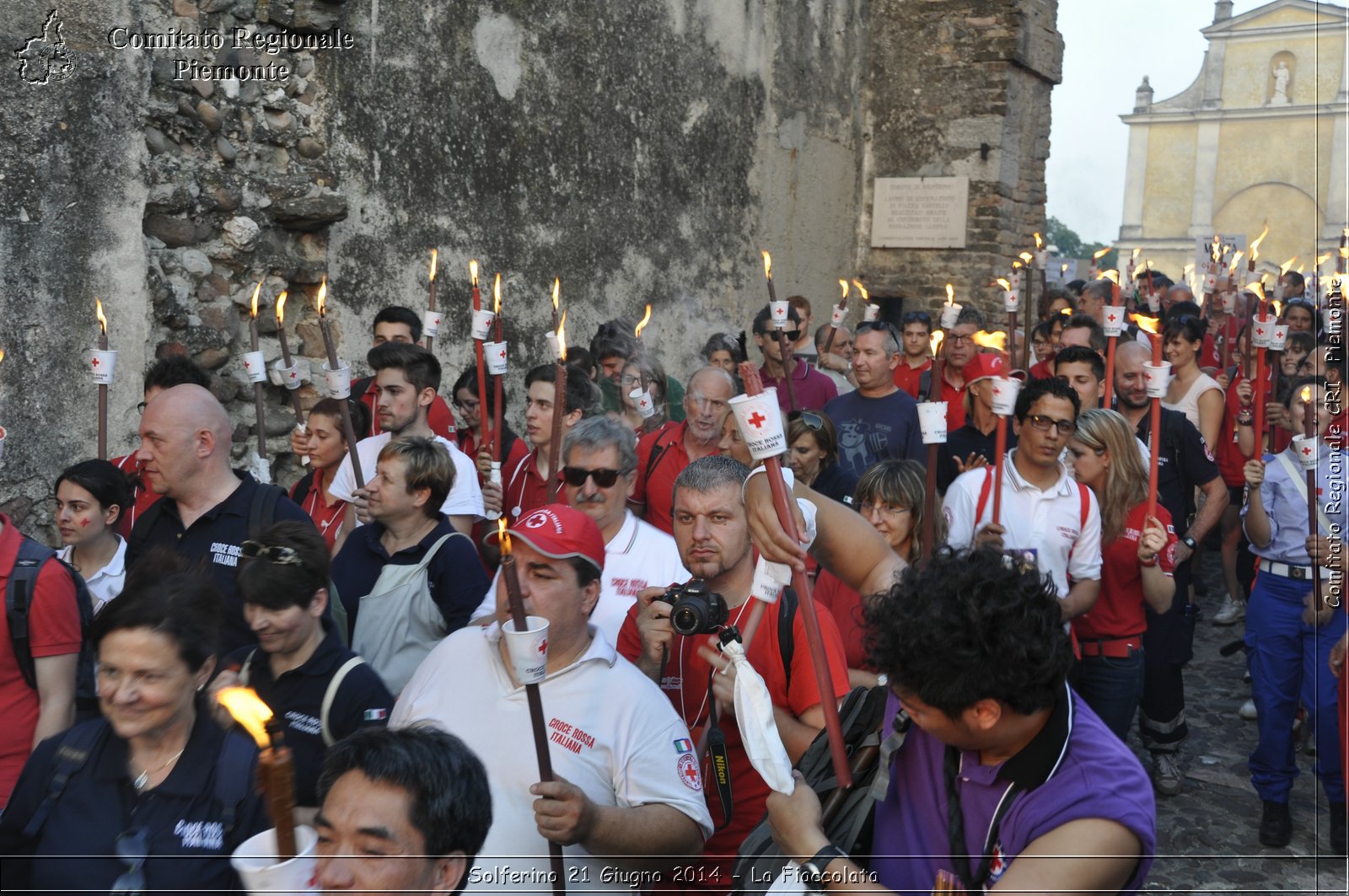 Solferino 21 iugno 2014 - La Fiaccolata - Croce Rossa Italiana - Comitato Regionale del Piemonte