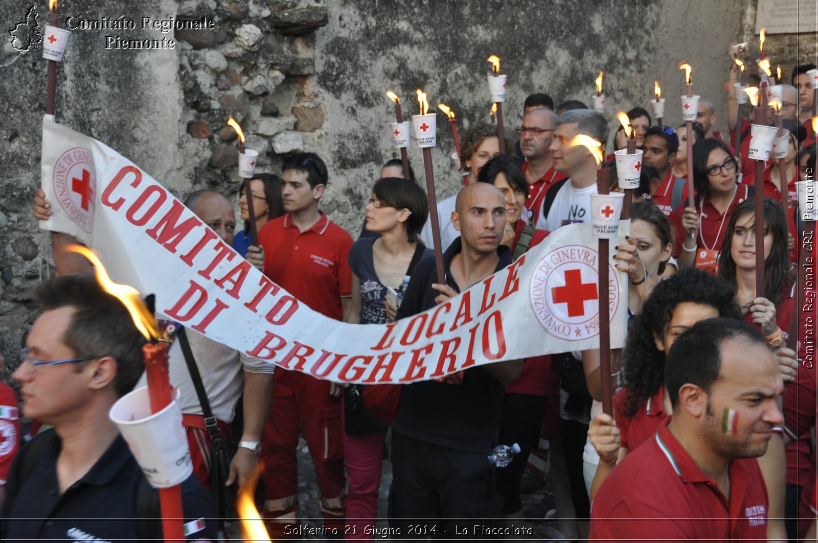 Solferino 21 iugno 2014 - La Fiaccolata - Croce Rossa Italiana - Comitato Regionale del Piemonte