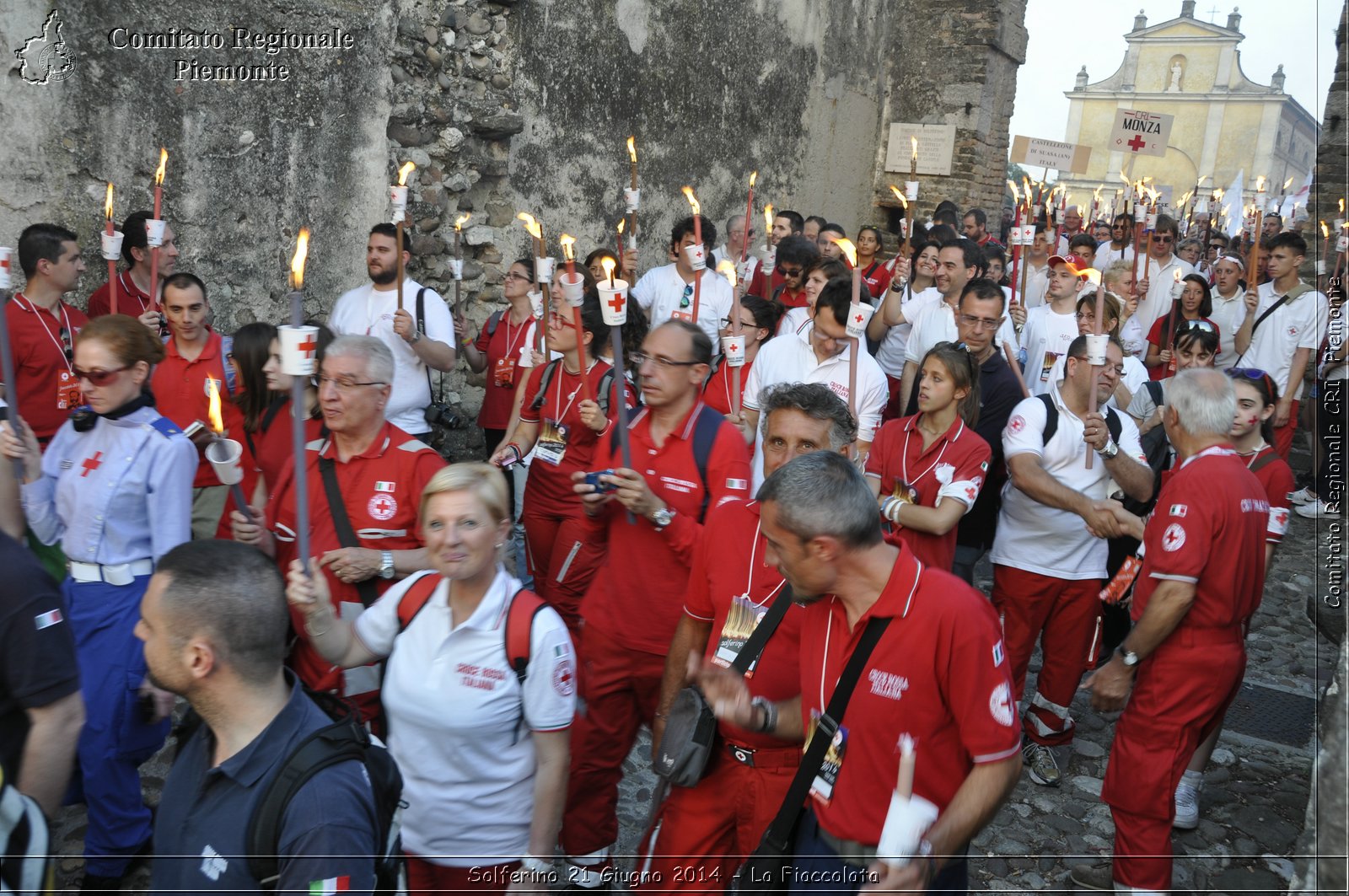 Solferino 21 iugno 2014 - La Fiaccolata - Croce Rossa Italiana - Comitato Regionale del Piemonte