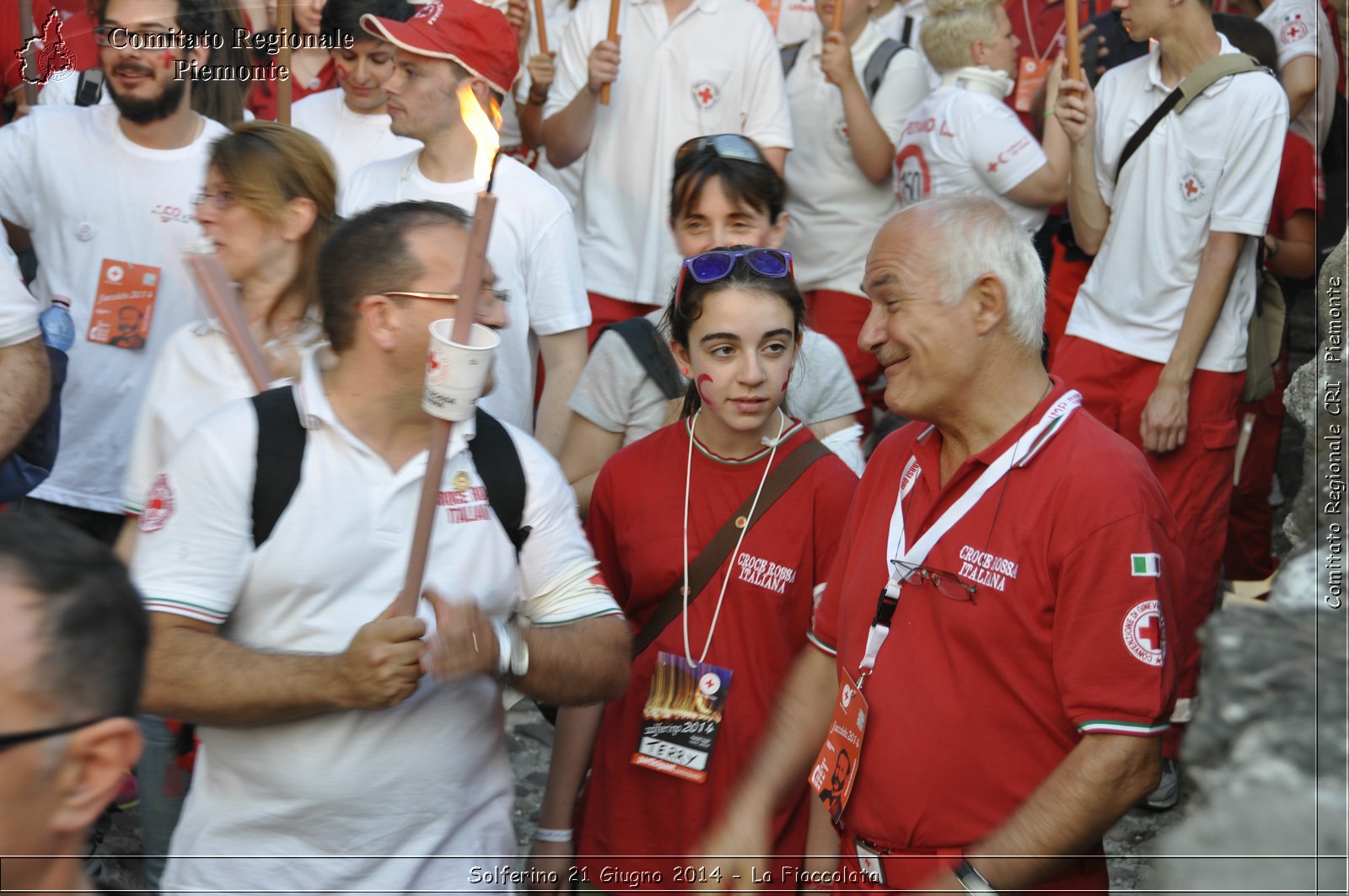 Solferino 21 iugno 2014 - La Fiaccolata - Croce Rossa Italiana - Comitato Regionale del Piemonte