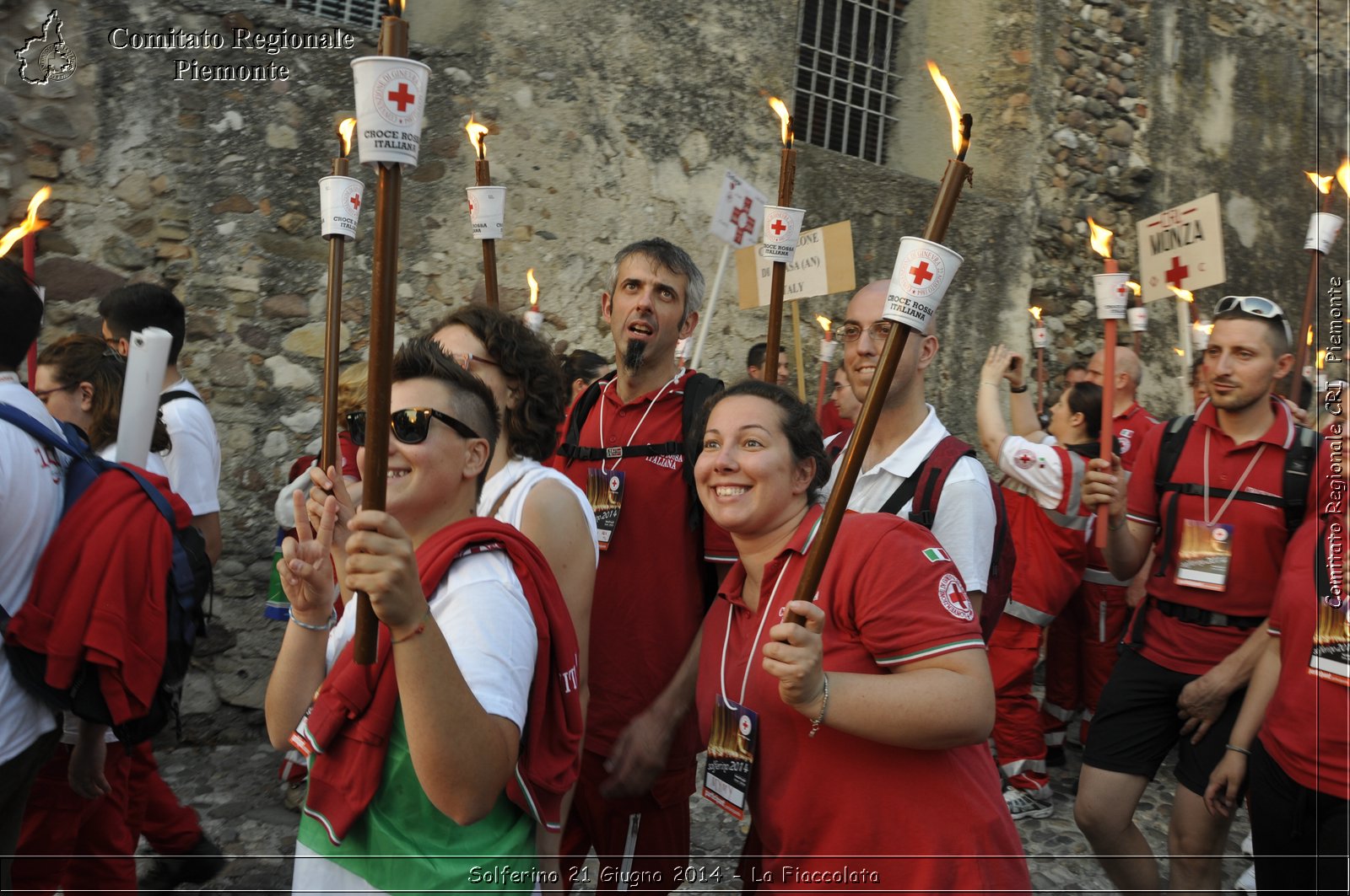 Solferino 21 iugno 2014 - La Fiaccolata - Croce Rossa Italiana - Comitato Regionale del Piemonte