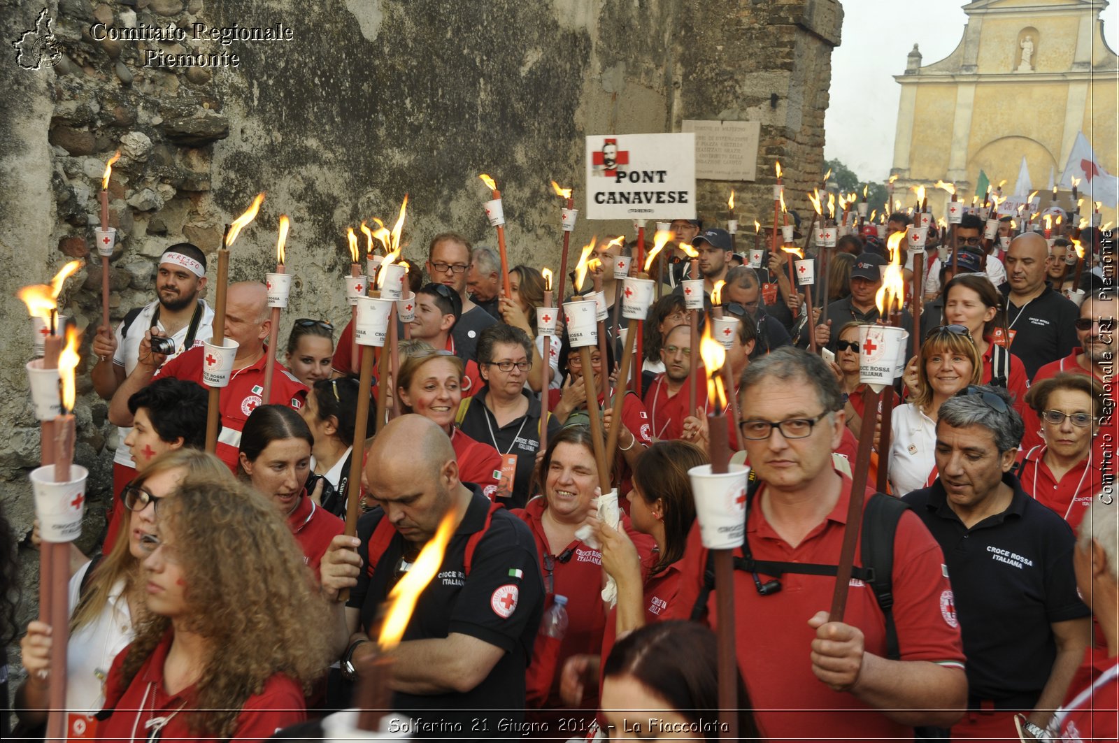 Solferino 21 iugno 2014 - La Fiaccolata - Croce Rossa Italiana - Comitato Regionale del Piemonte