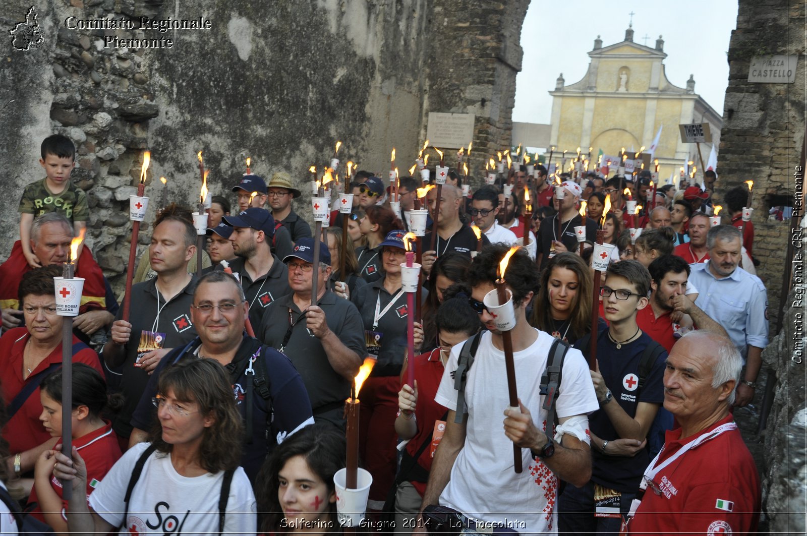 Solferino 21 iugno 2014 - La Fiaccolata - Croce Rossa Italiana - Comitato Regionale del Piemonte