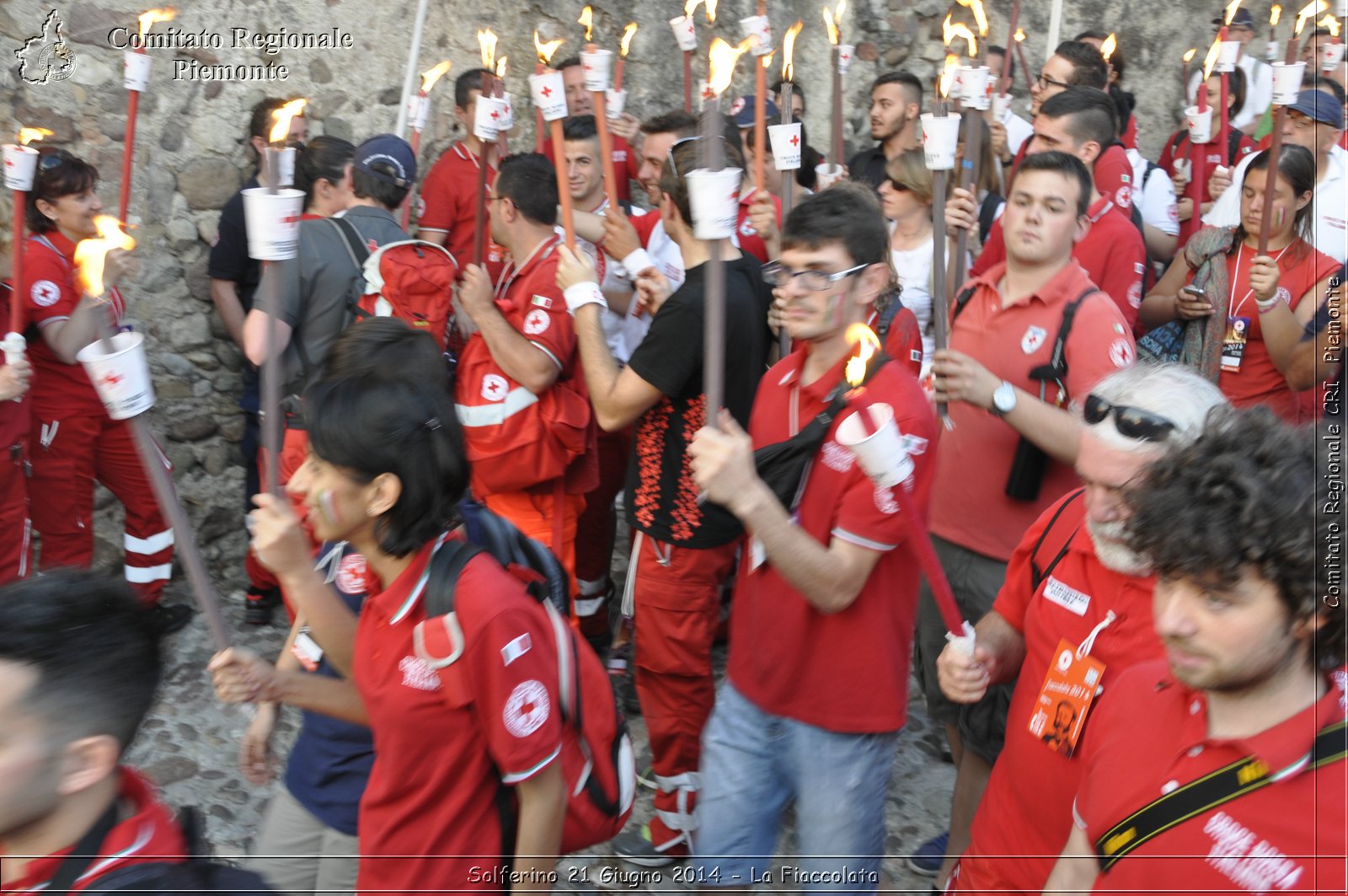 Solferino 21 iugno 2014 - La Fiaccolata - Croce Rossa Italiana - Comitato Regionale del Piemonte