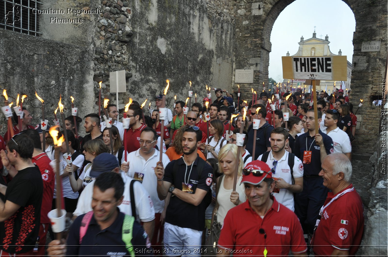 Solferino 21 iugno 2014 - La Fiaccolata - Croce Rossa Italiana - Comitato Regionale del Piemonte