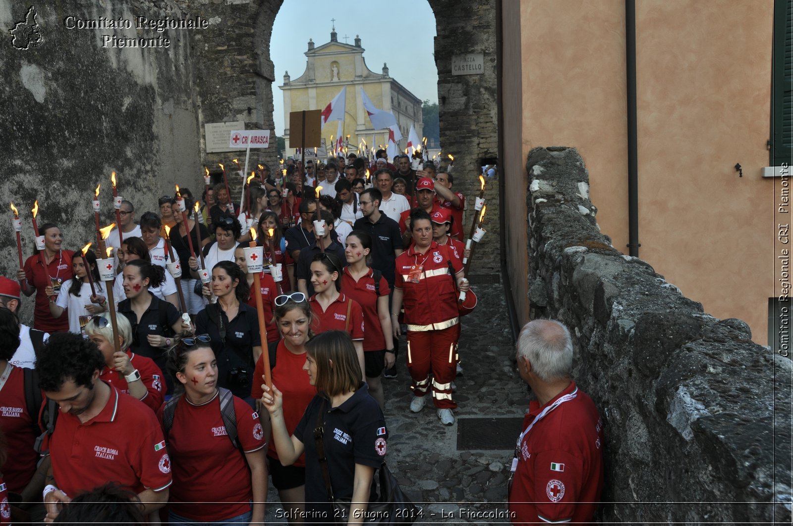 Solferino 21 iugno 2014 - La Fiaccolata - Croce Rossa Italiana - Comitato Regionale del Piemonte