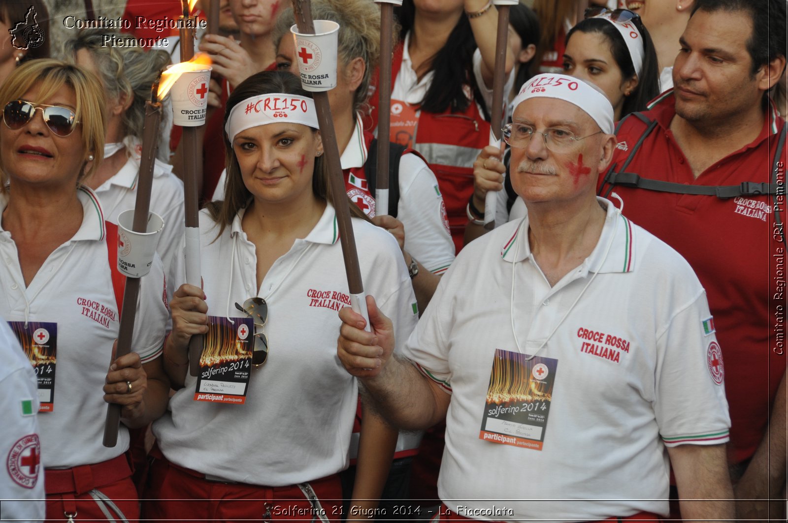 Solferino 21 iugno 2014 - La Fiaccolata - Croce Rossa Italiana - Comitato Regionale del Piemonte