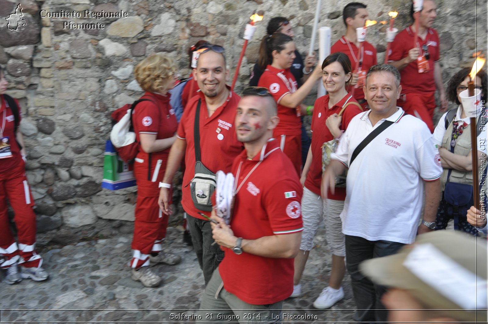 Solferino 21 iugno 2014 - La Fiaccolata - Croce Rossa Italiana - Comitato Regionale del Piemonte