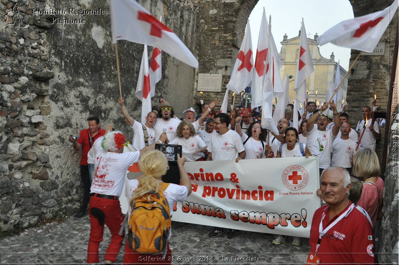 Solferino 21 iugno 2014 - La Fiaccolata - Croce Rossa Italiana - Comitato Regionale del Piemonte