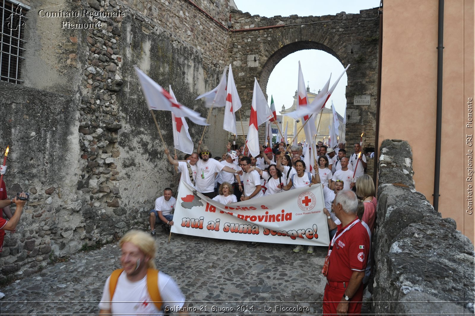 Solferino 21 iugno 2014 - La Fiaccolata - Croce Rossa Italiana - Comitato Regionale del Piemonte