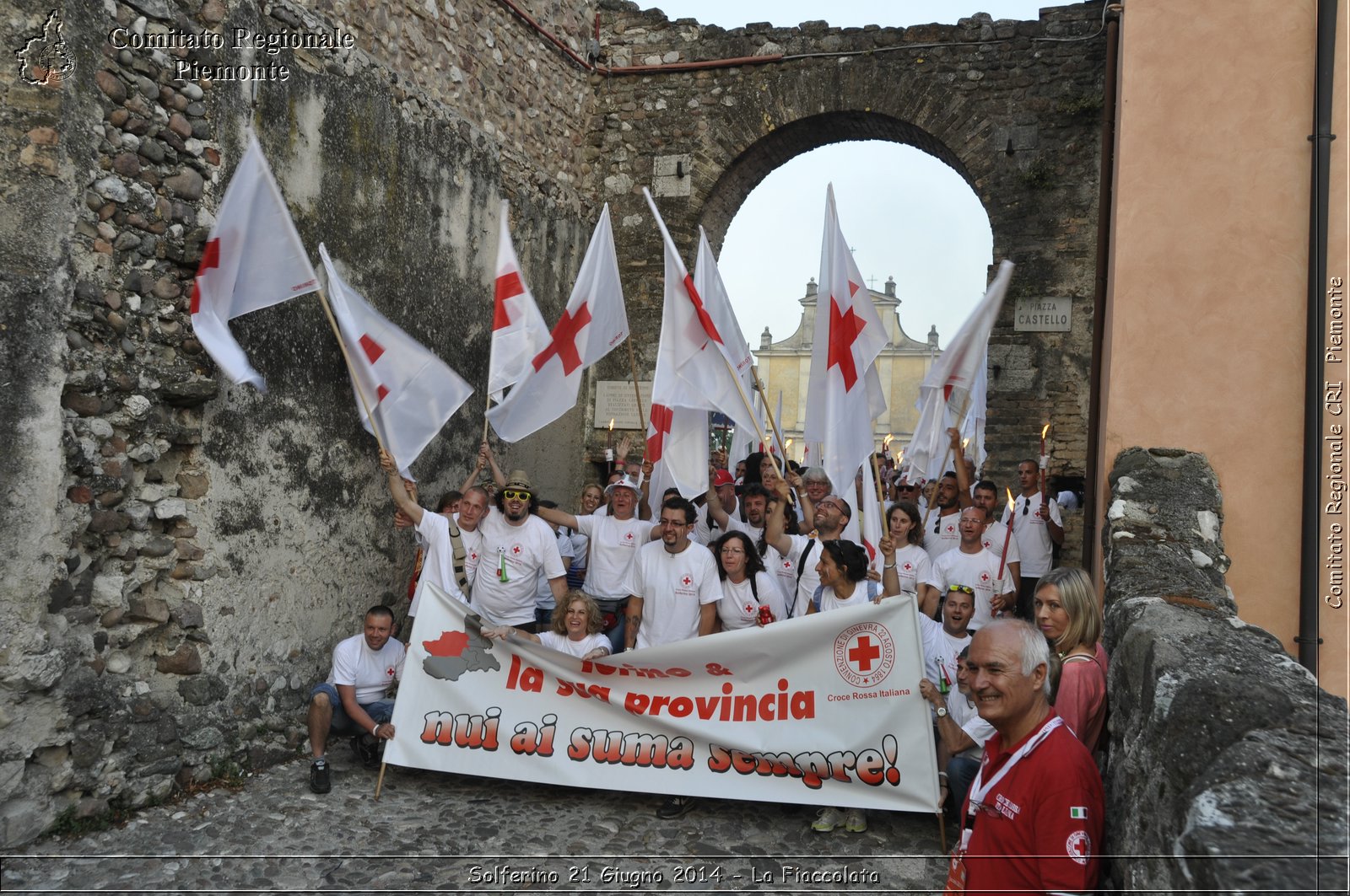 Solferino 21 iugno 2014 - La Fiaccolata - Croce Rossa Italiana - Comitato Regionale del Piemonte