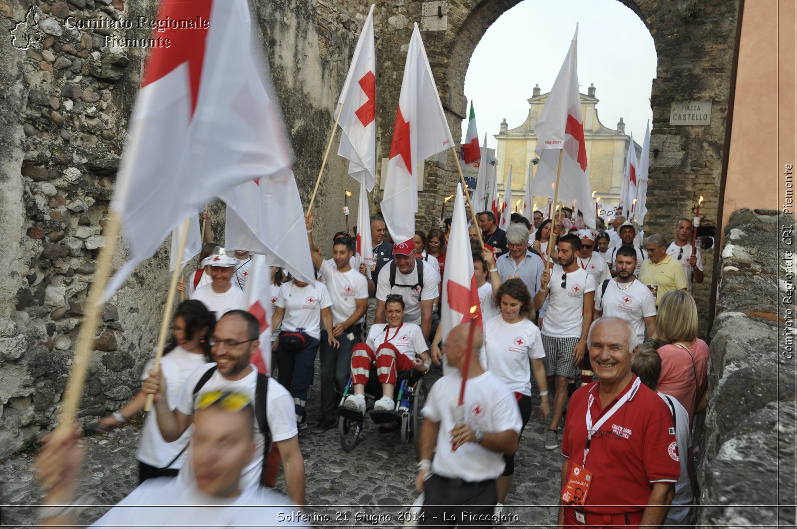 Solferino 21 iugno 2014 - La Fiaccolata - Croce Rossa Italiana - Comitato Regionale del Piemonte