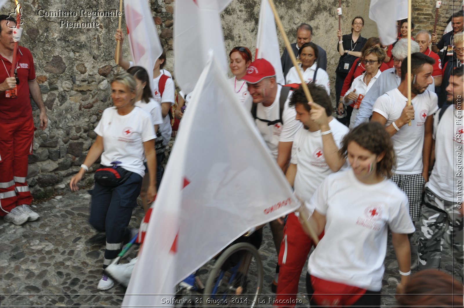 Solferino 21 iugno 2014 - La Fiaccolata - Croce Rossa Italiana - Comitato Regionale del Piemonte